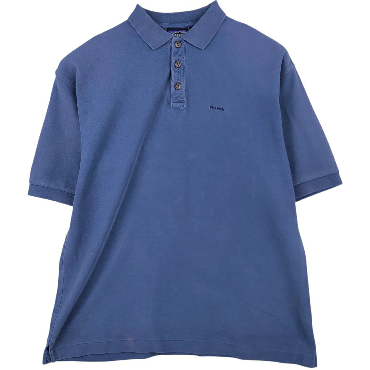 Rakuten - 古着 90'S パタゴニア Patagonia ORGANIC COTTON オーガニックコットン 半袖 ポロシャツ メンズS相当 ヴィンテージ /eaa622749 【中古】 【260605】 ネイビー系 春夏秋