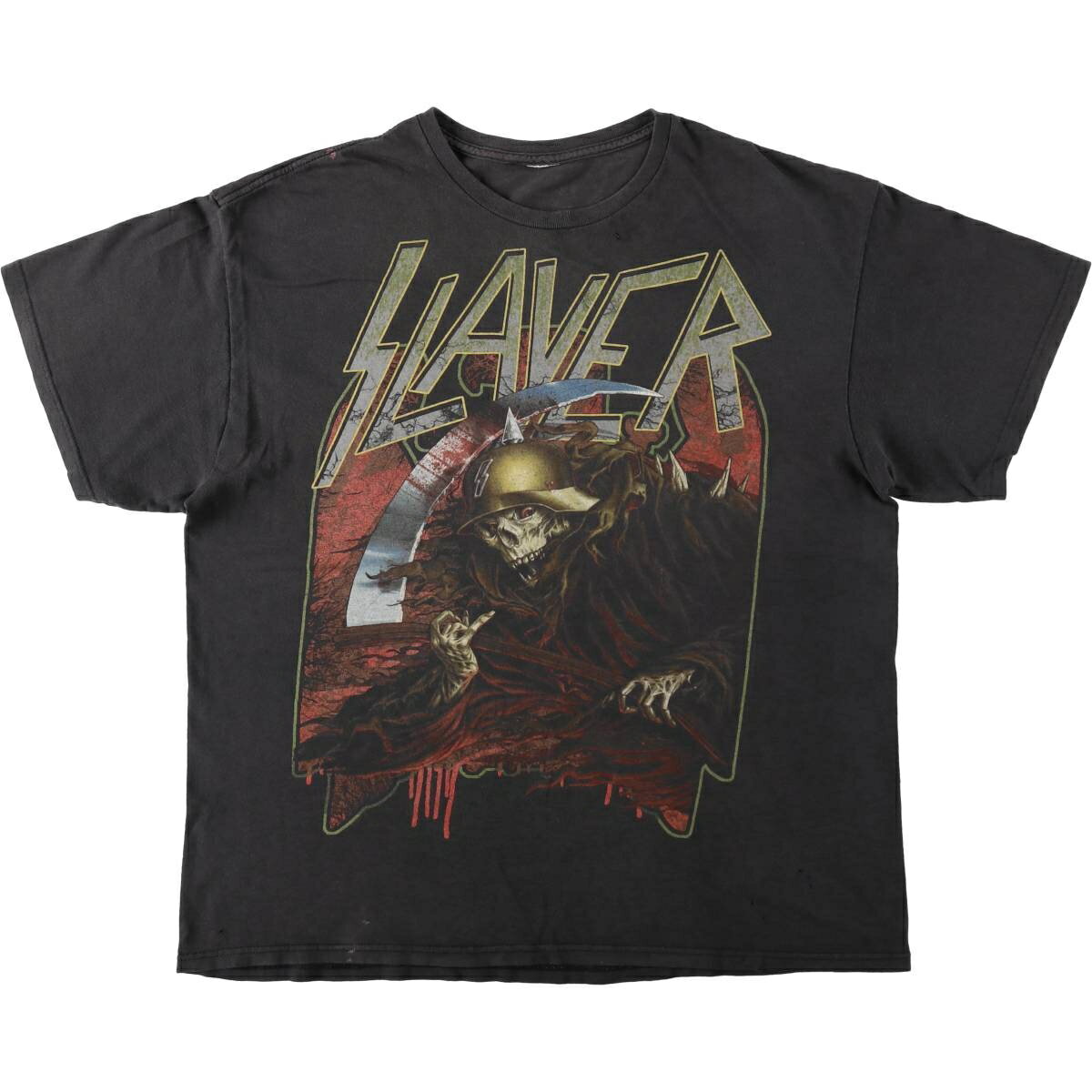 樂天商城 - 古着 SLAYER スレイヤー バンドTシャツ バンT メンズL相当 /eaa622909 【中古】 【260618】