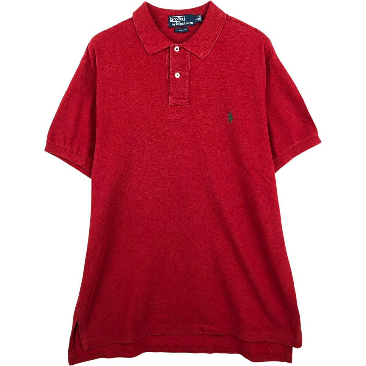 古着 ラルフローレン Ralph Lauren POLO by Ralph Lauren CUSTOM FIT 半袖 ポロシャツ メンズL相当 /eaa623035 【中古】 【260608】