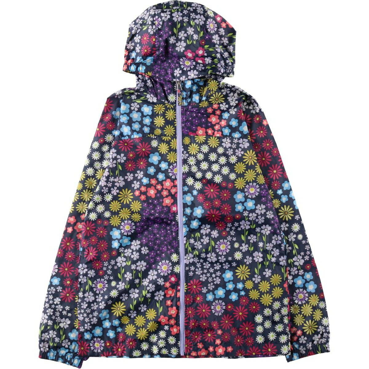 Rakuten - 古着 ランズエンド LANDS' END 総柄 花柄 ナイロンパーカー レディースXL相当 /eaa623213 【中古】 【260608】 【ADEL/アデル】