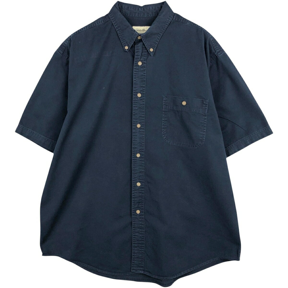 乐天商城 - 古着 エディーバウアー Eddie Bauer 半袖 ボタンダウンシャツ メンズL相当 /eaa623238 【中古】 【260603】