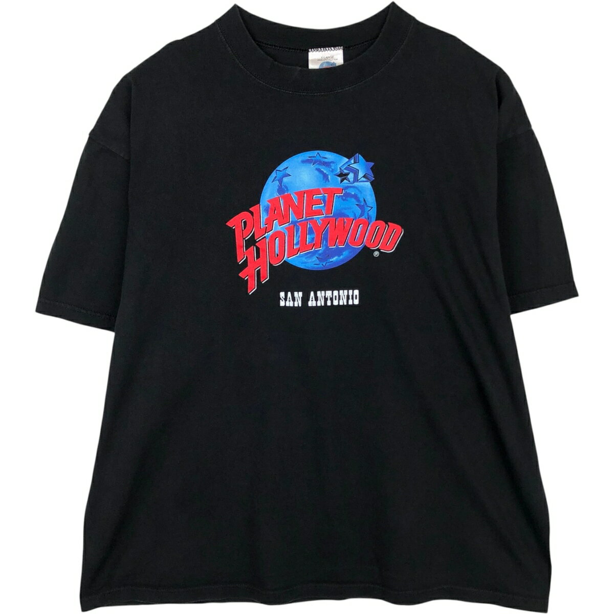 Rakuten - 古着 90'S PLANET HOLLYWOOD プラネットハリウッド アドバタイジングTシャツ USA製 メンズXL相当 ヴィンテージ /eaa623325 【中古】 【260606】