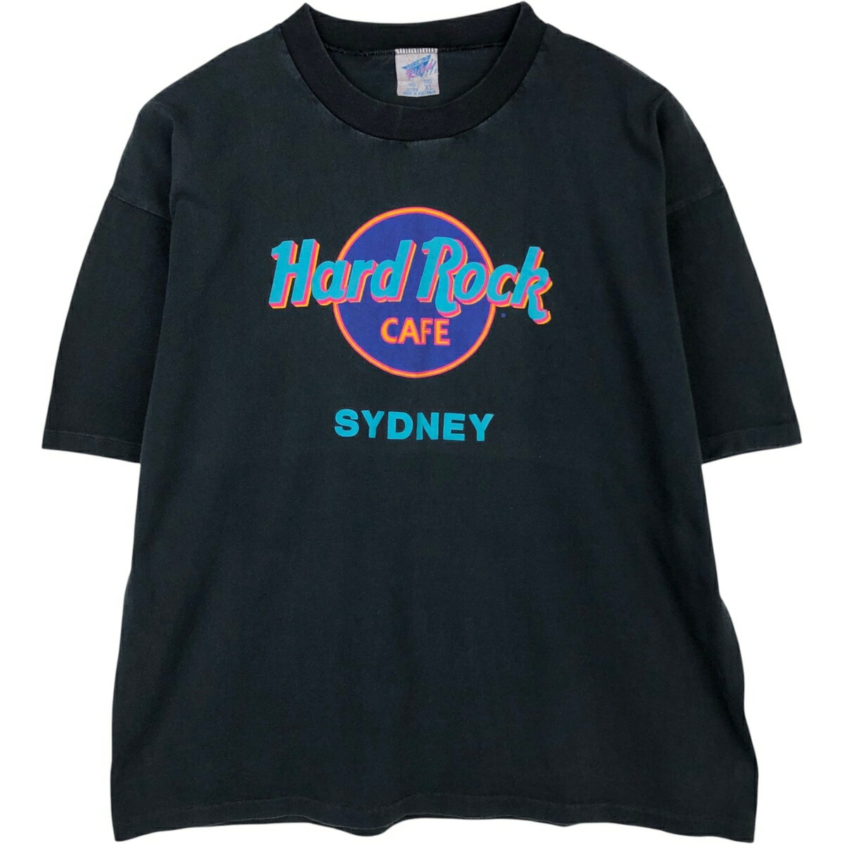 Rakuten - 古着 ~90'S Richee HARD ROCK CAFE ハードロックカフェ アドバタイジングTシャツ メンズXL相当 ヴィンテージ /eaa623331 【中古】 【260606】