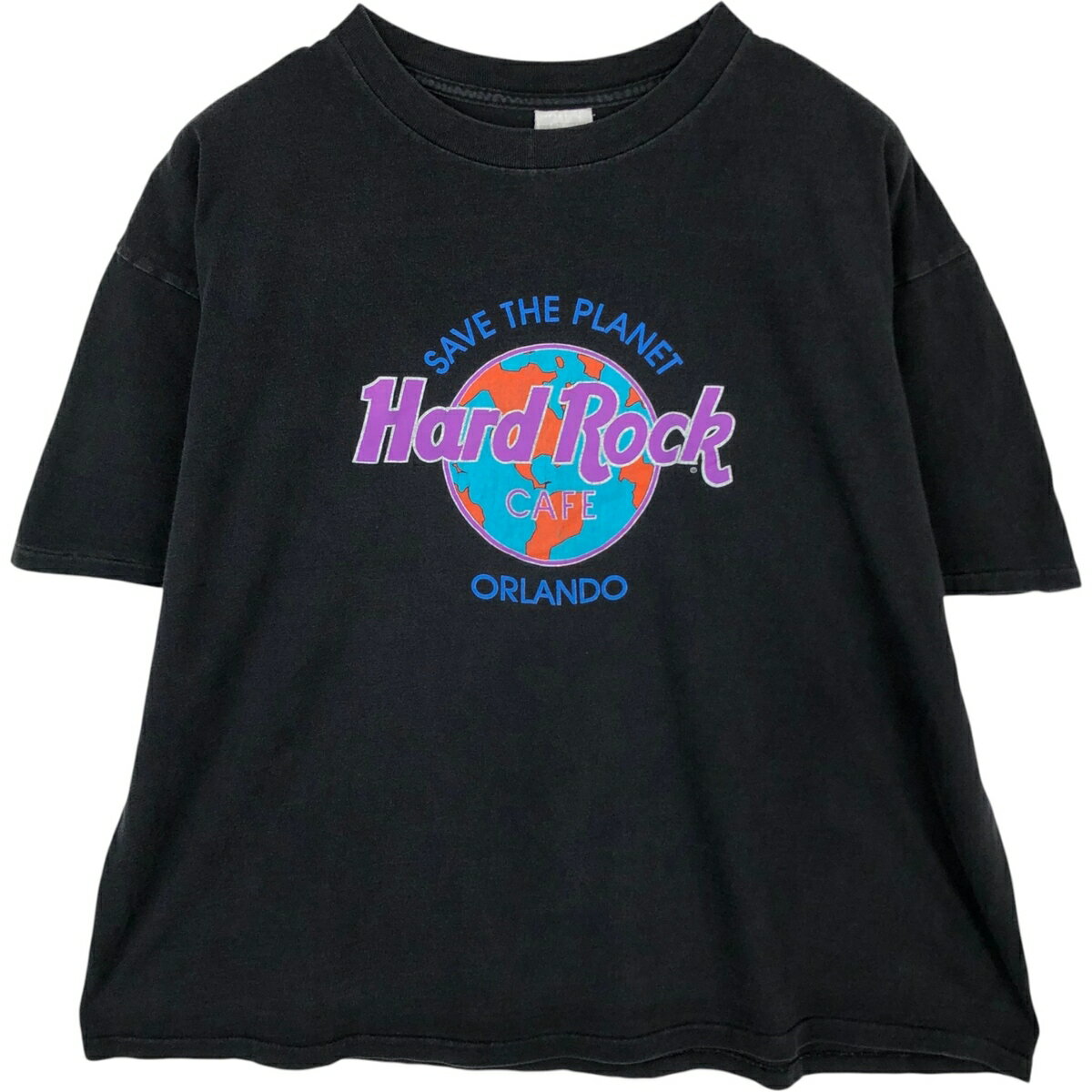 乐天商城 - 古着 90'S HARD ROCK CAFE ハードロックカフェ アドバタイジングTシャツ USA製 メンズXXL相当 ヴィンテージ /eaa623337 【中古】 【260606】