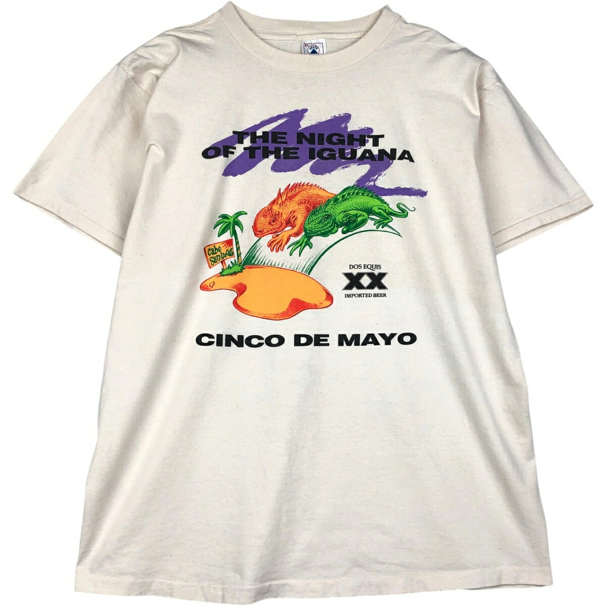 乐天商城 - 古着 90'S デルタ DELTA DOS EQUIS XX ドスエキス アドバタイジングTシャツ USA製 メンズXL相当 ヴィンテージ /eaa623356 【中古】 【260603】