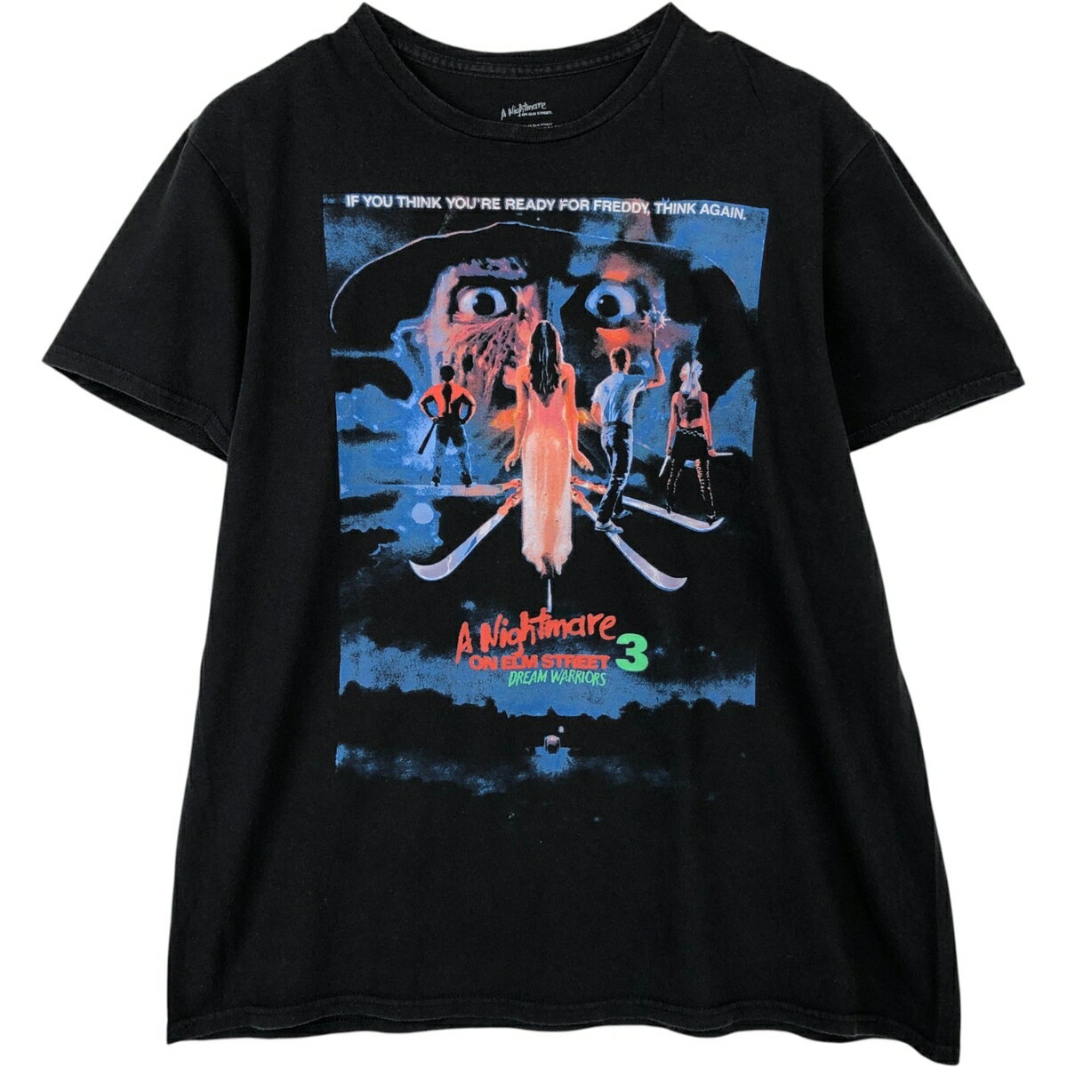 Rakuten - 古着 エルム街の悪夢 映画 ムービーTシャツ メンズL相当 /eaa623421 【中古】 【260607】