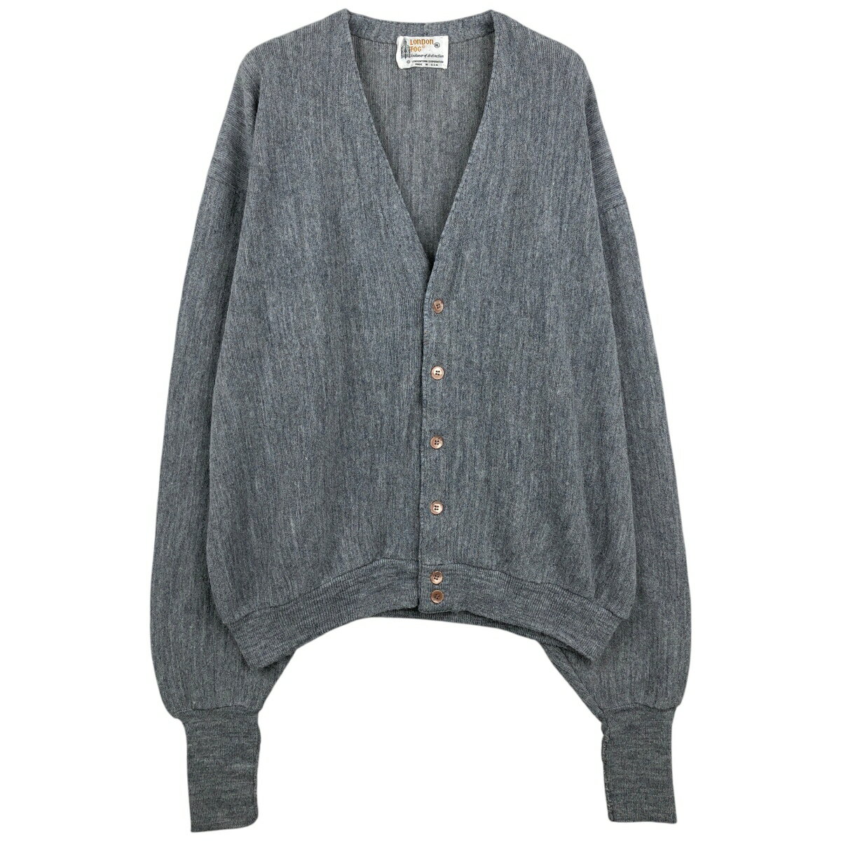 Rakuten - 古着 80'S~ ロンドンフォグ LONDON FOG アクリルニットカーディガン USA製 メンズXL相当 ヴィンテージ /eaa623460 【中古】 【260608】