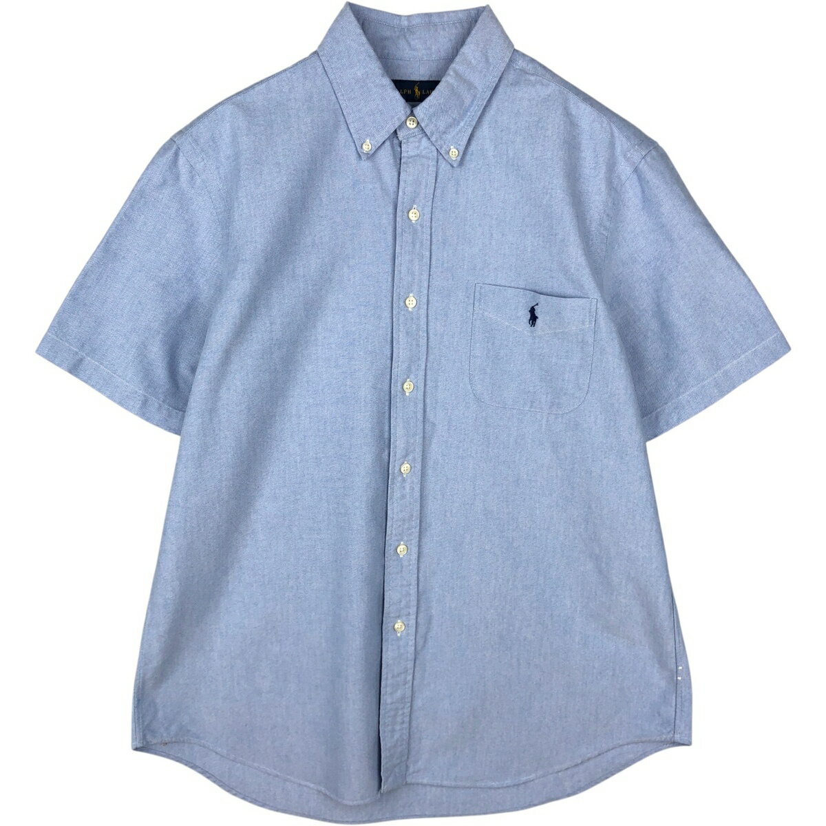 Rakuten - 古着 ラルフローレン Ralph Lauren 半袖 ボタンダウンシャツ メンズL相当 /eaa623559 【中古】 【260606】