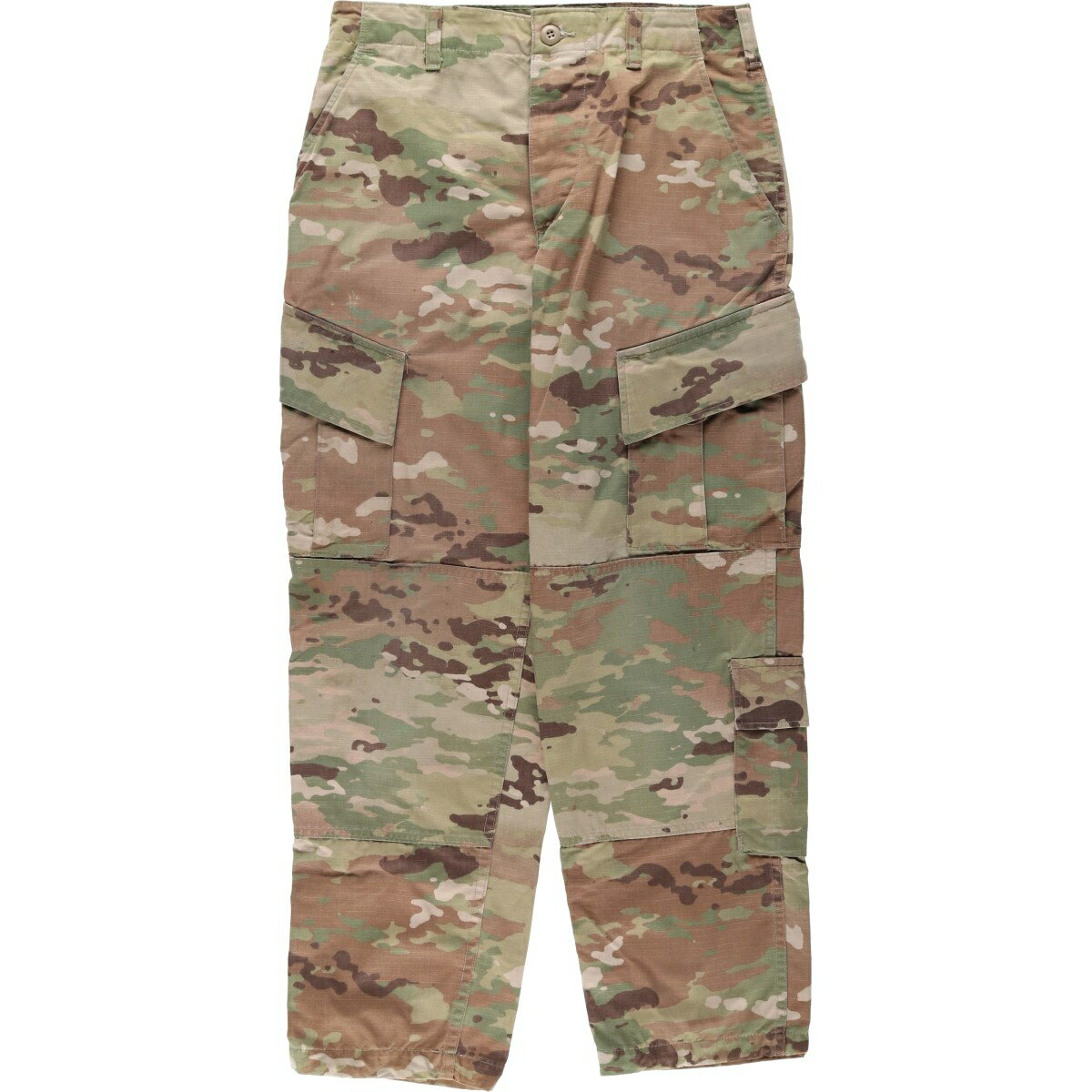古着 米軍実品 迷彩柄 マルチカムカモ リップストップ ミリタリー カーゴパンツ コンバットパンツ USA製 メンズw31相当 /eaa623728 【中古】 【260606】