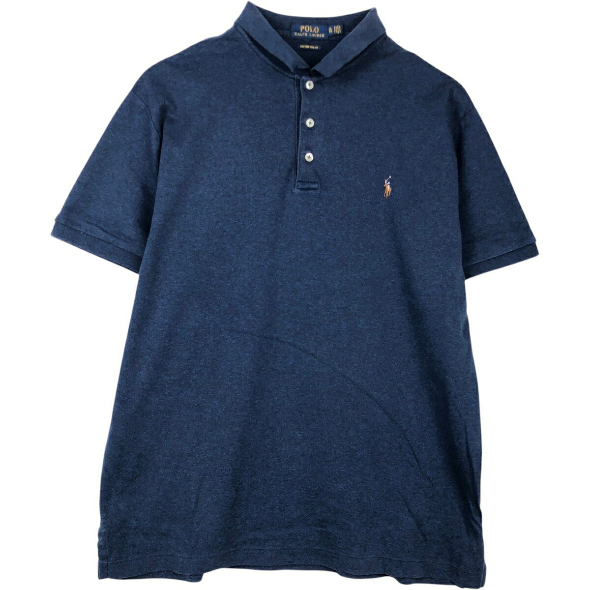 乐天商城 - 古着 ラルフローレン Ralph Lauren POLO RALPH LAUREN CUSTOM SLIM FIT 半袖 ポロシャツ メンズXL相当 /eaa623765 【中古】 【260612】
