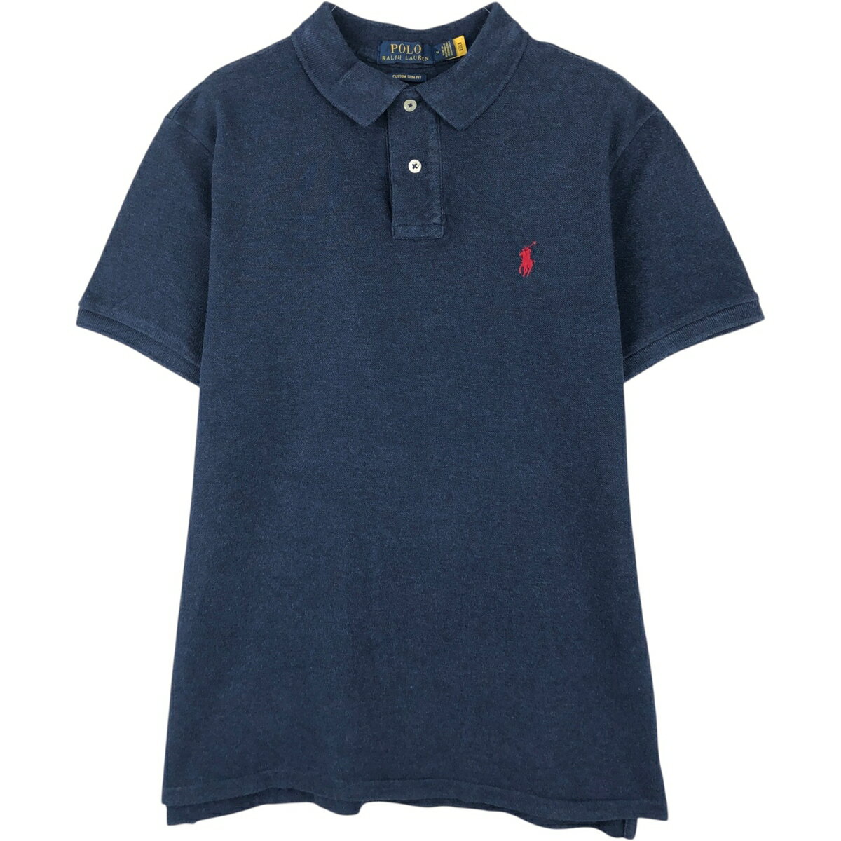 古着 ラルフローレン Ralph Lauren POLO RALPH LAUREN CUSTOM SLIM FIT 半袖…