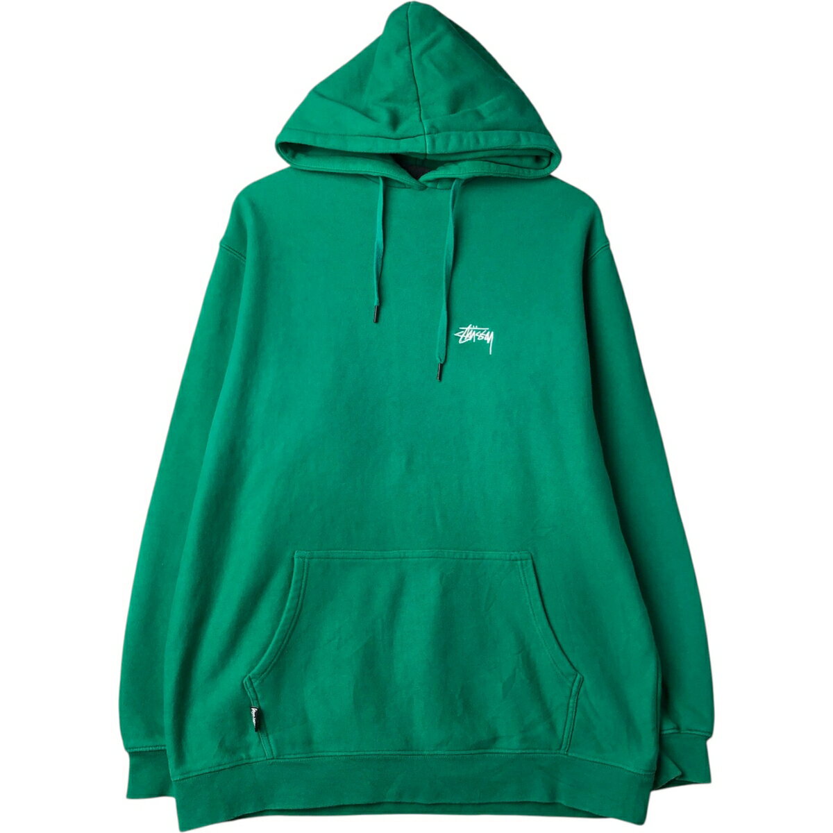 ステューシー　STUSSY　トレーナー　パーカー　緑　グリーン　サイズ165-175位 vectorpremium_165-502509090013
