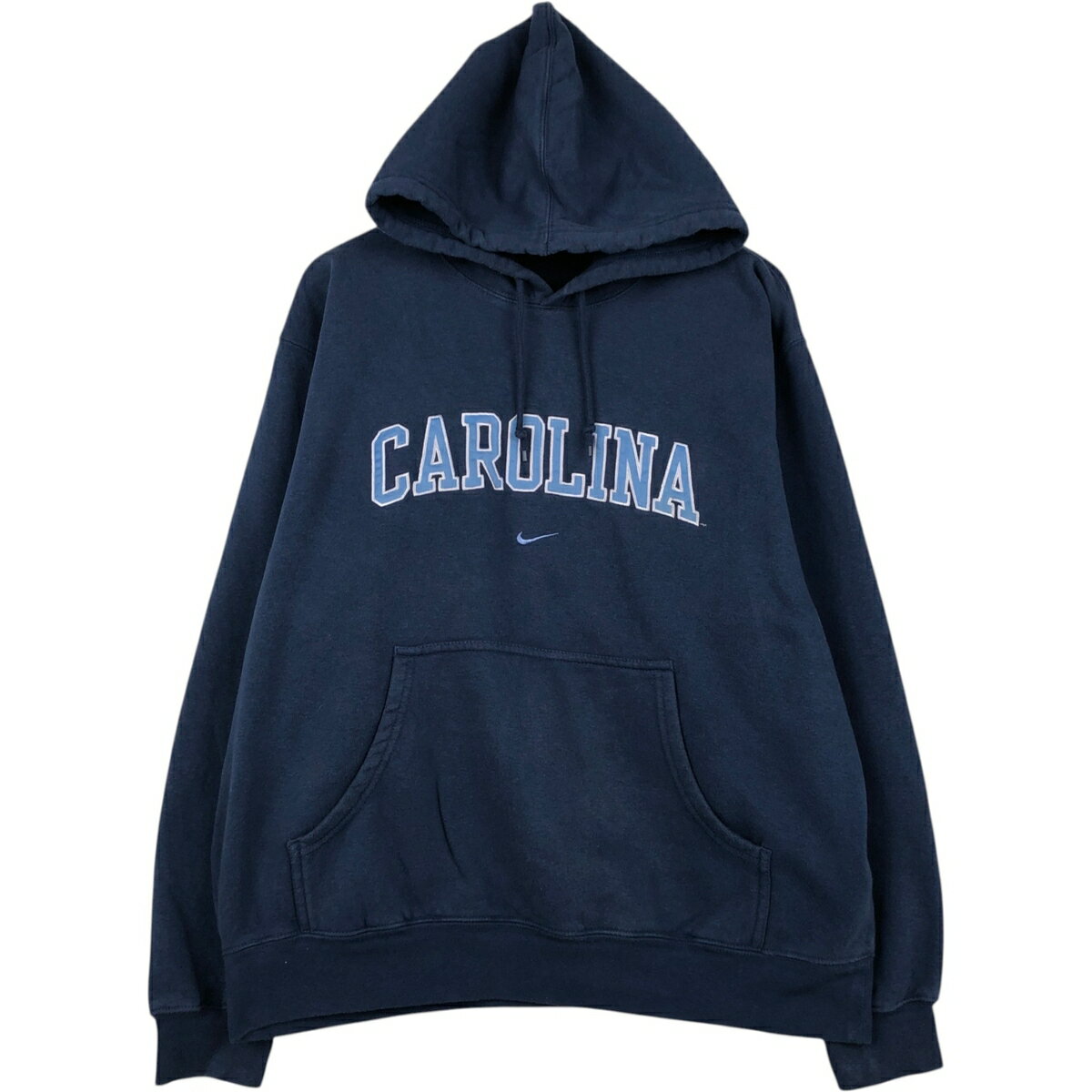 古着 00'S ナイキ NIKE TEAM NORTH CAROLINA ノースカロライナ大学 カレッジ スウェットプルオーバーパーカー メンズL相当 /eaa624044 【中古】 【260309】