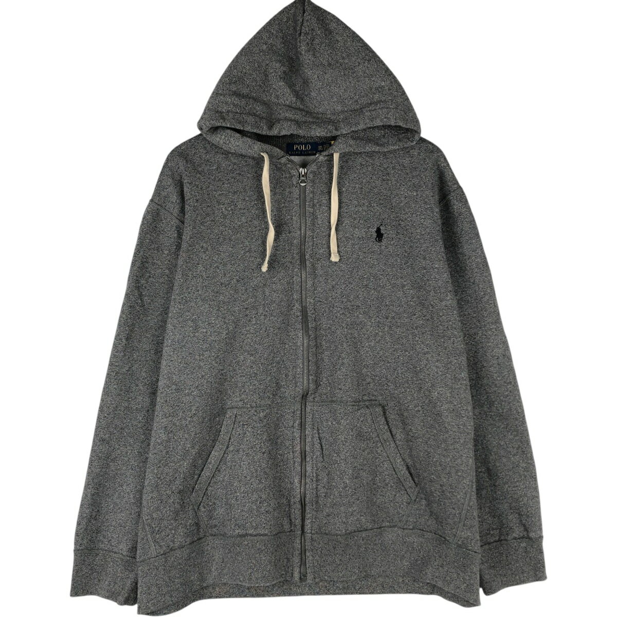 乐天商城 - 古着 ラルフローレン Ralph Lauren POLO RALPH LAUREN スウェットフルジップパーカー メンズXXL相当 /eaa624224 【中古】 【260309】 グレー系 春夏秋冬