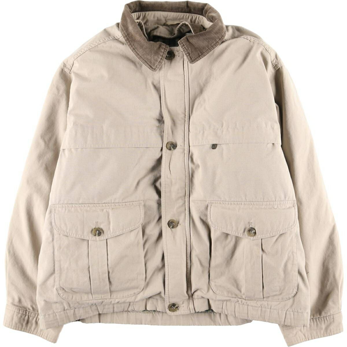 樂天商城 - 古着 00'S エディーバウアー Eddie Bauer グースダウンジャケット メンズL相当 /eaa624315 【中古】 【260312】 ベージュ系 春秋冬