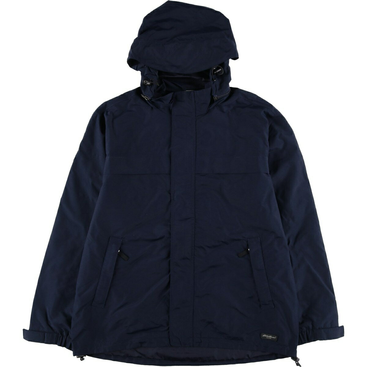 樂天商城 - 古着 エディーバウアー Eddie Bauer マウンテンパーカー シェルジャケット メンズL相当 /eaa624327 【中古】 【260312】 ネイビー系 春秋冬