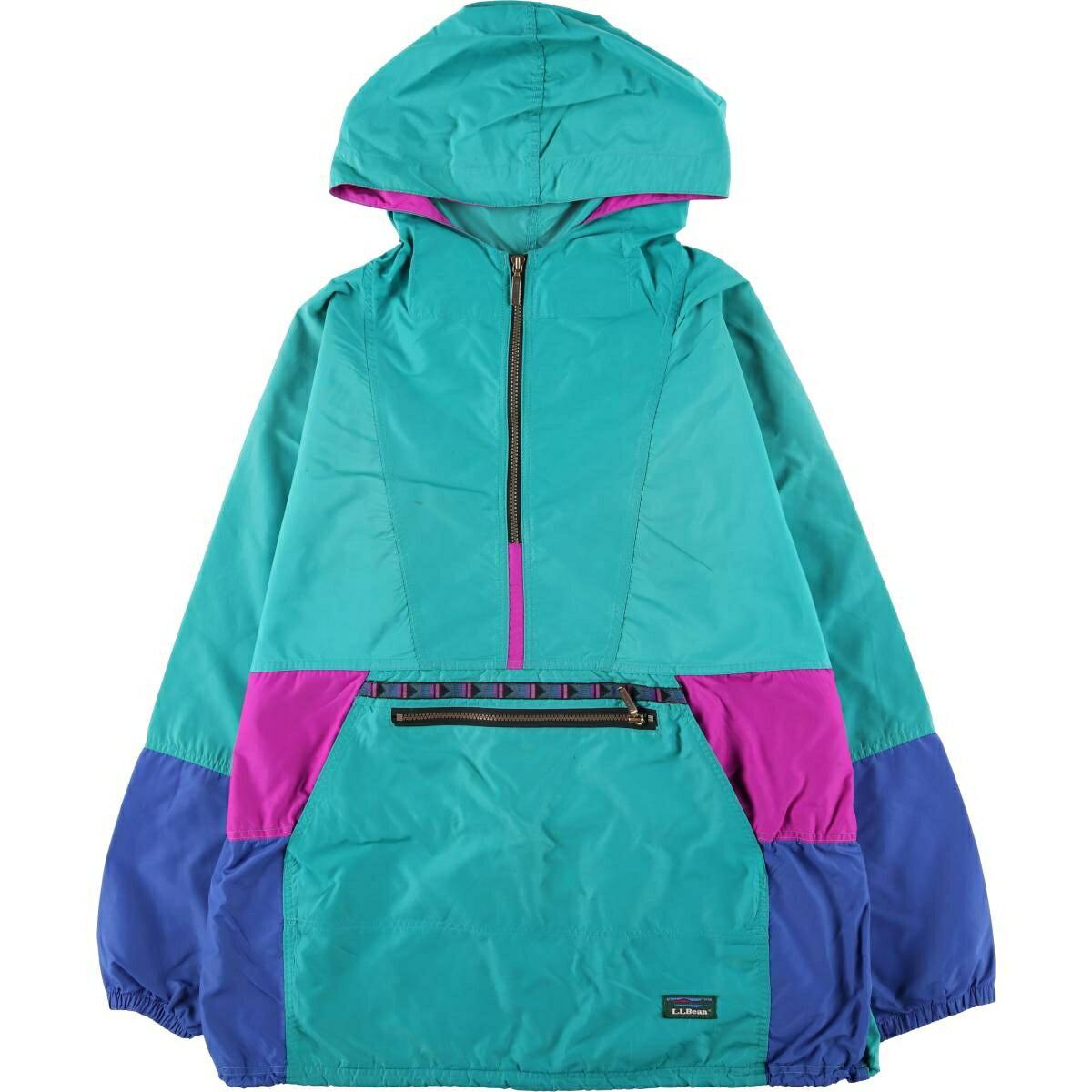 樂天商城 - 古着 80'S エルエルビーン L.L.Bean 山ロゴ カタディンロゴ マウンテンパーカー シェルジャケット USA製 メンズXL相当 ヴィンテージ /eaa624332 【中古】 【260312】 グリーン系 春秋冬