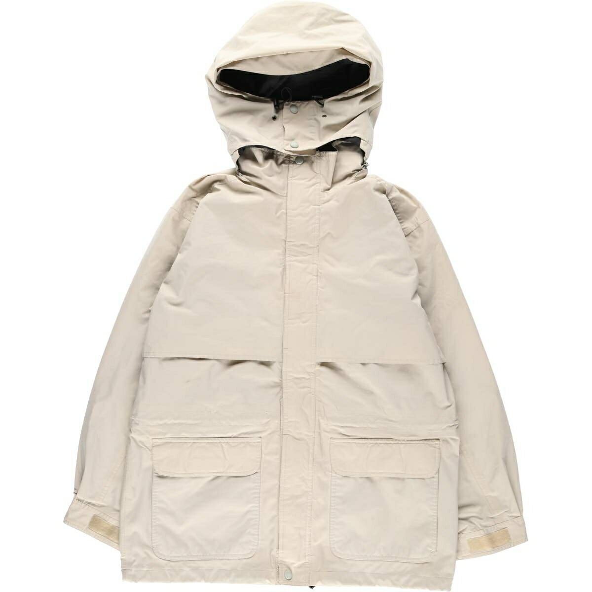乐天商城 - 古着 エディーバウアー Eddie Bauer マウンテンパーカー シェルジャケット メンズM相当 /eaa624340 【中古】 【260313】 ベージュ系 春秋冬