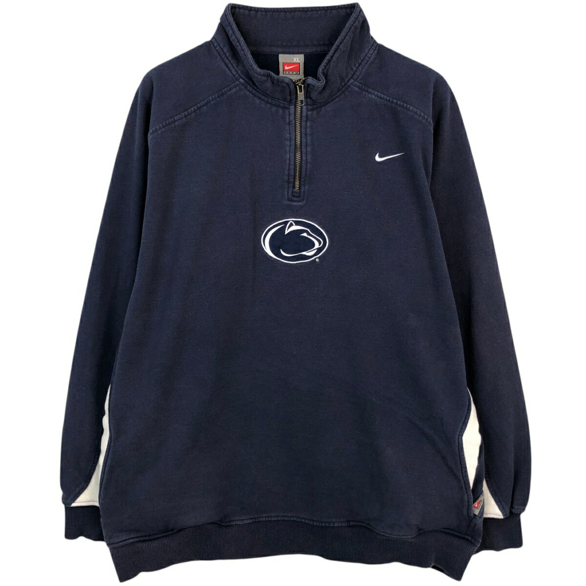 古着 ナイキ NIKE TEAM ハーフジップスウェットシャツ トレーナー メンズXL相当 /eaa624355 【中古】 【260309】