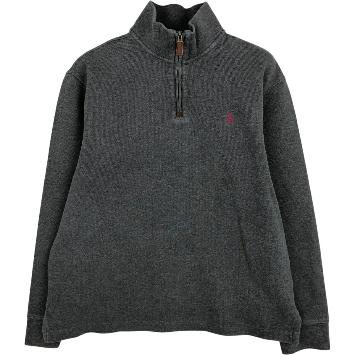 Rakuten - 古着 ラルフローレン Ralph Lauren POLO RALPH LAUREN ハーフジップスウェットシャツ トレーナー メンズS相当 /eaa624366 【中古】 【260307】 グレー系 春夏秋冬