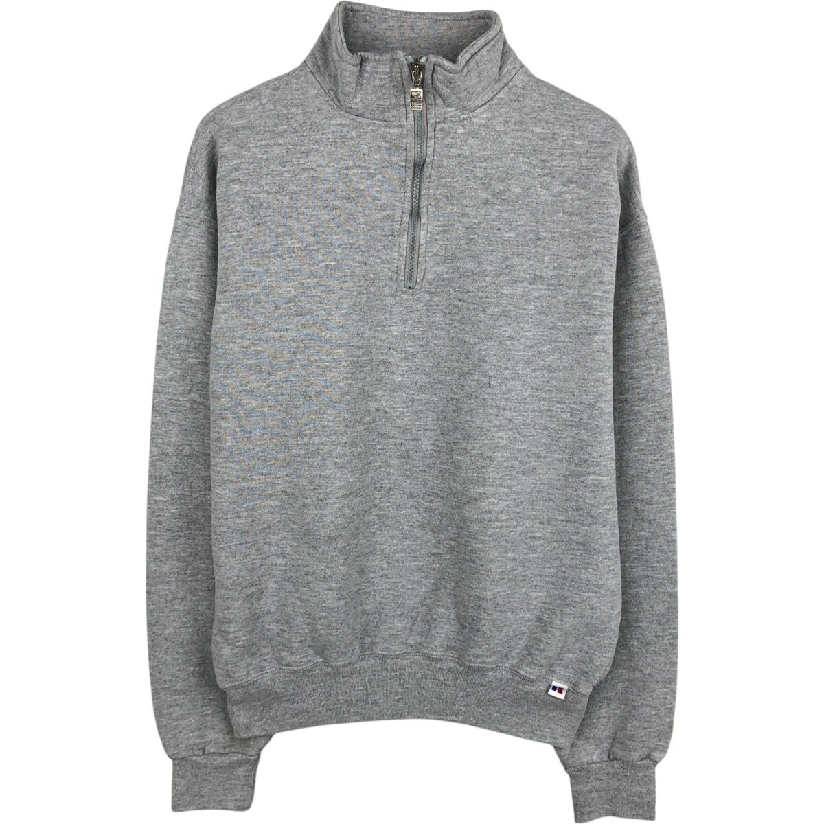 樂天商城 - 古着 90'S ラッセル Russell ハーフジップスウェットシャツ トレーナー メンズM相当 ヴィンテージ /eaa624381 【中古】 【260307】 グレー系 春夏秋冬