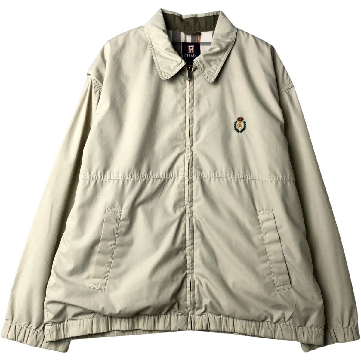 Rakuten - 古着 ラルフローレン Ralph Lauren CHAPS チャップス スイングトップ スポーツジャケット メンズM相当 /eaa624529 【中古】 【260309】 春秋冬