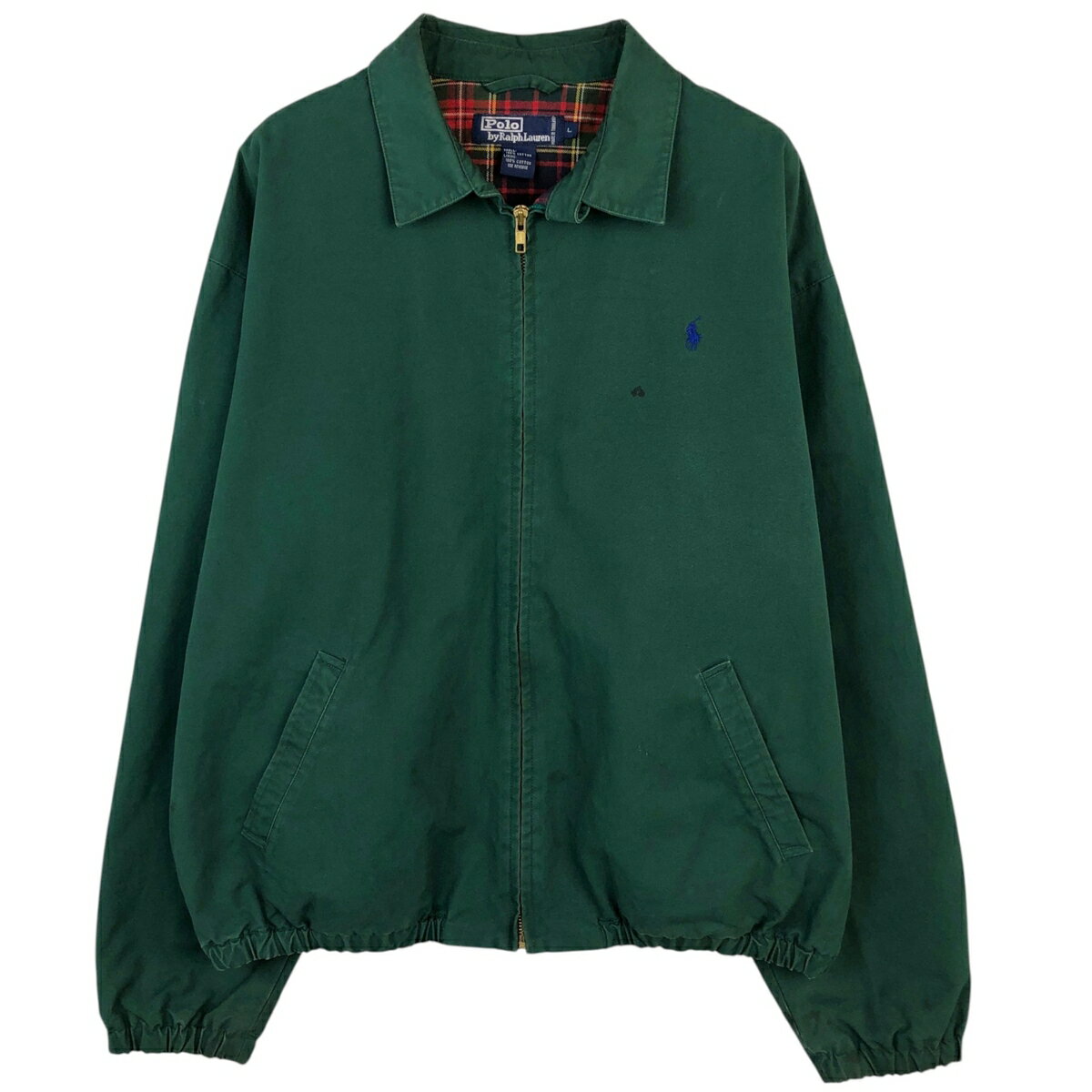 90s ポロ ラルフローレン スイングトップ XXL カーキ 短丈 ビッグサイズ ラルフローレン スイングトップ XL カーキ オリーブ グリーン 90s