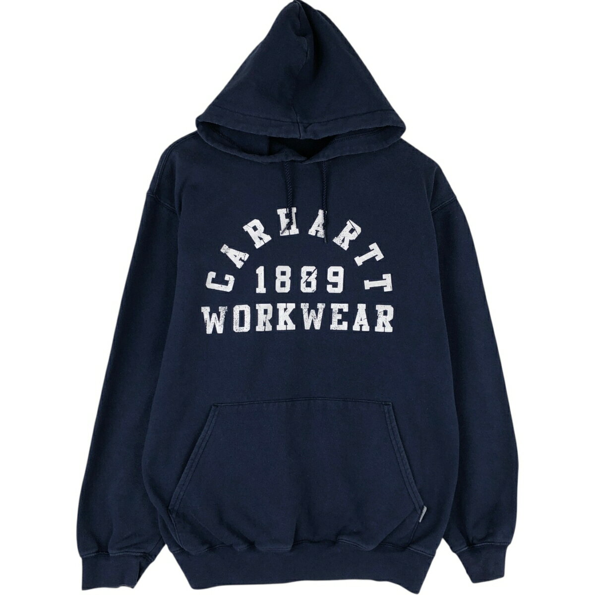 Parka - 古着 カーハート Carhartt スウェットプルオーバーパーカー メンズL相当 /eaa624585 【中古】 【260313】 ネイビー系 春夏秋冬