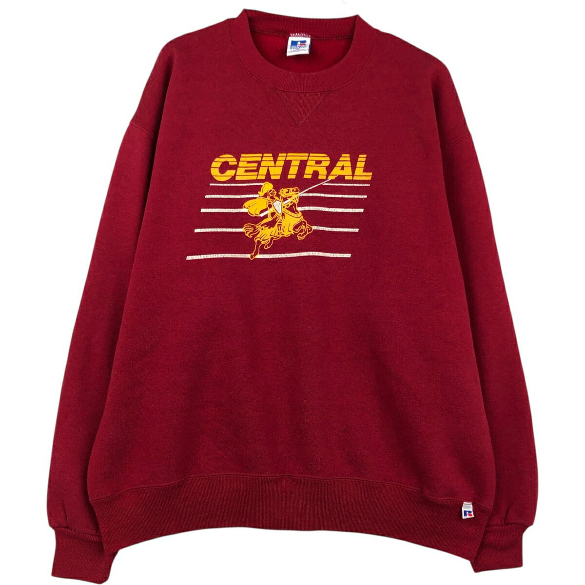 Rakuten - 古着 90'S ラッセル Russell ATHLETIC カレッジスウェットシャツ トレーナー USA製 メンズXL相当 ヴィンテージ /eaa624863 【中古】 【260311】 レッド系 春夏秋冬