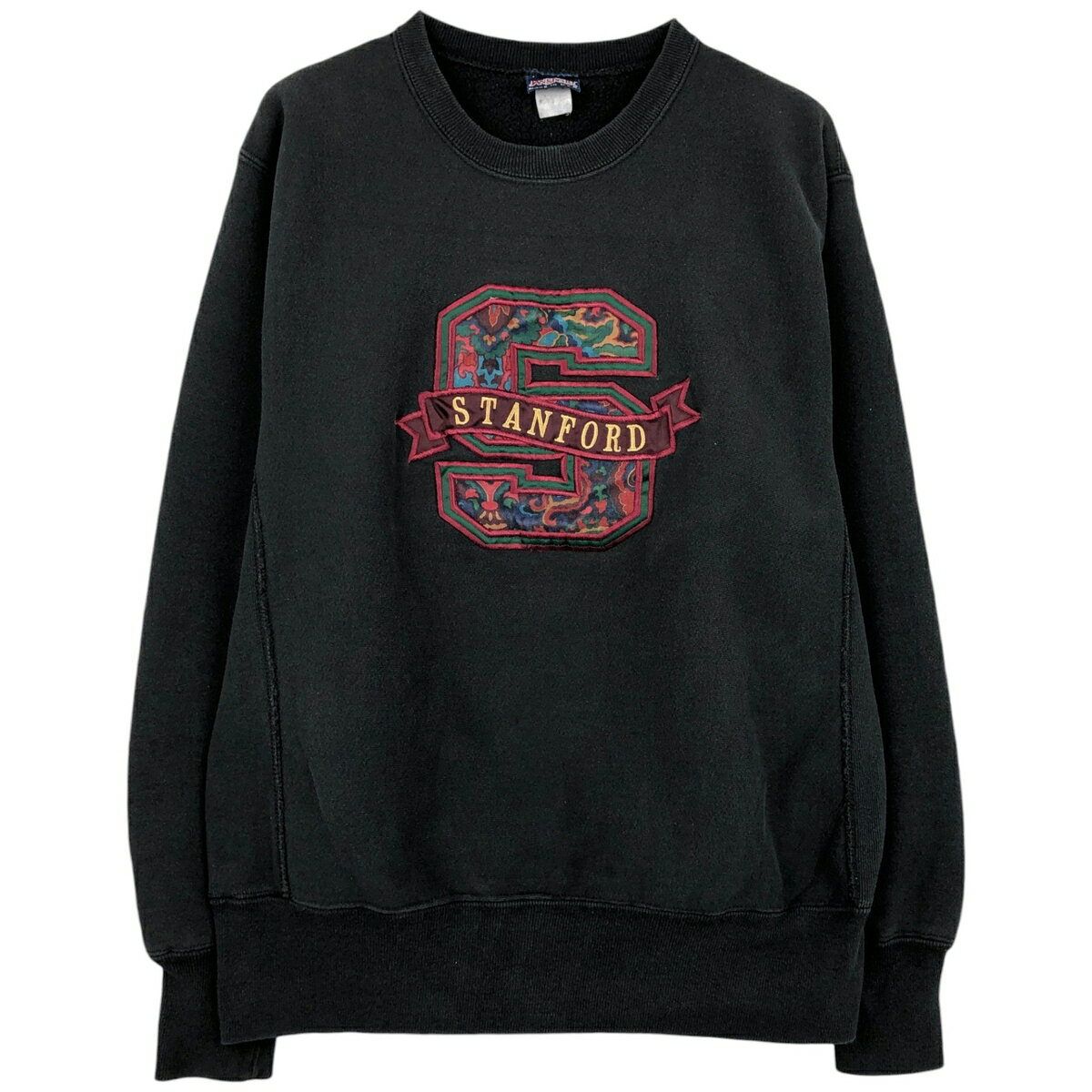 Rakuten - 古着 90'S ジャンスポーツ JANSPORT カレッジスウェットシャツ トレーナー USA製 メンズL相当 ヴィンテージ /eaa624870 【中古】 【260313】 ブラック系 春夏秋冬