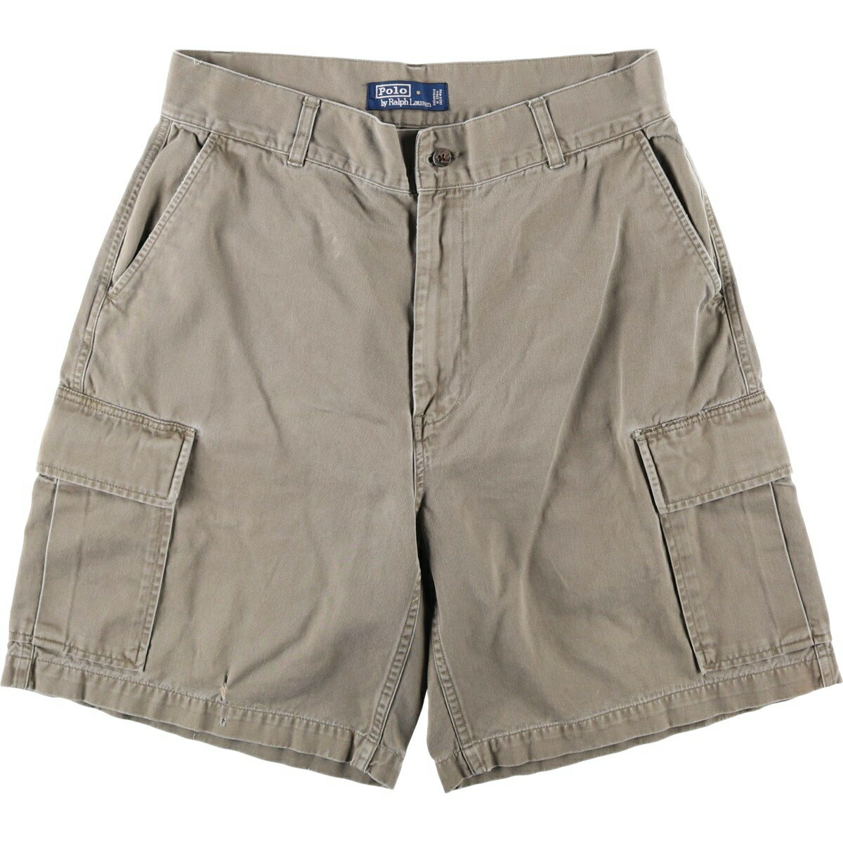 樂天商城 - 古着 ラルフローレン Ralph Lauren POLO by Ralph Lauren カーゴショーツ ショートパンツ メンズw34相当 /eaa625003 【中古】 【260327】 グレー系 春夏秋