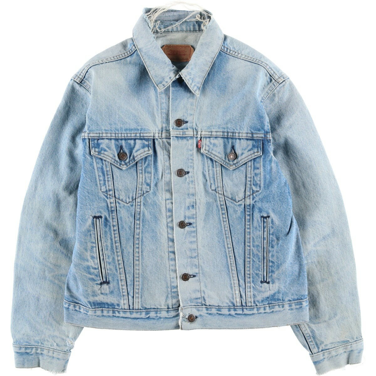 古着 リーバイス Levi's デニムジャケット Gジャン USA製 メンズM相当 ヴィンテージ /eaa625490 【中古】 【260316】 ブルー系 春秋冬