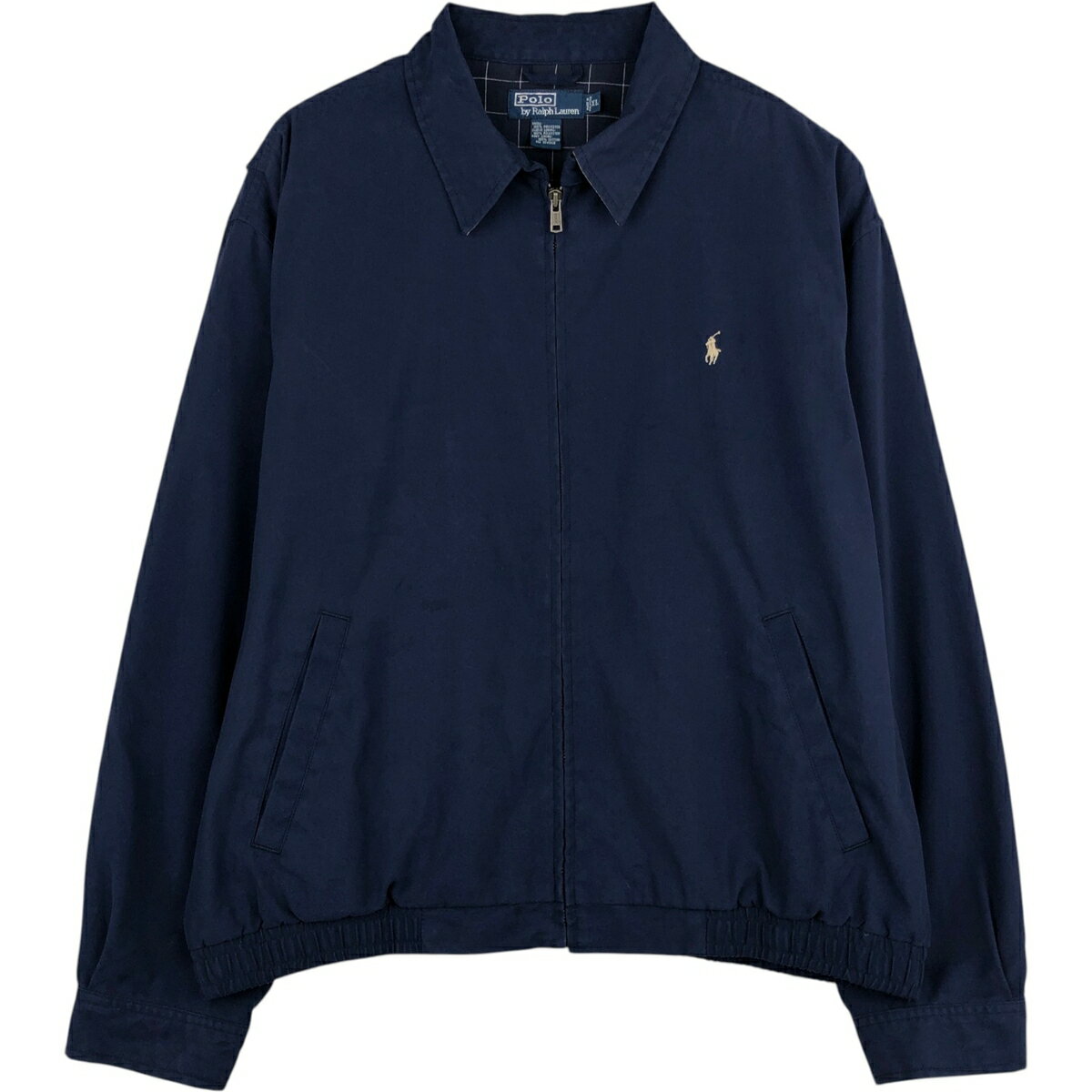 樂天商城 - 古着 ラルフローレン Ralph Lauren POLO by Ralph Lauren スイングトップ スポーツジャケット メンズXL相当 /eaa625580 【中古】 【260319】 ブルー系 春秋冬