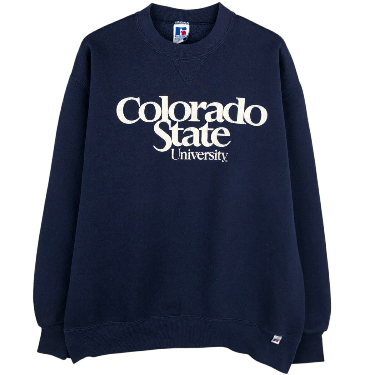 古着 90'S ラッセル Russell カレッジスウェットシャツ トレーナー USA製 メンズXL相当 ヴィンテージ /eaa625660 【中古】 【260316】