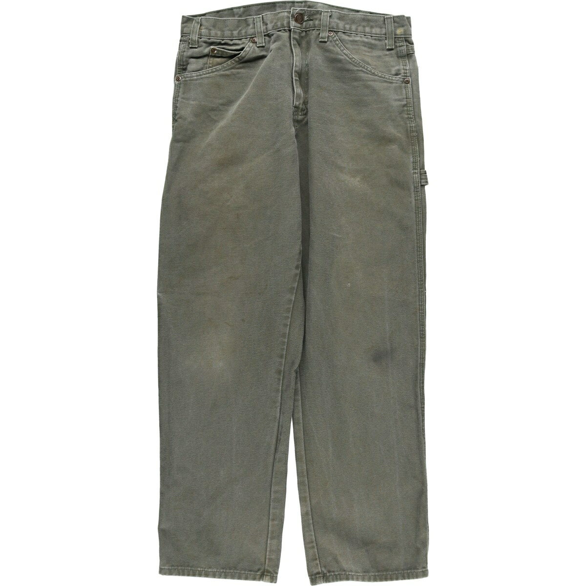 Rakuten - 古着 ディッキーズ Dickies ダックペインターパンツ メンズw32相当 /eaa625830 【中古】 【260318】 カーキ系 春夏秋冬