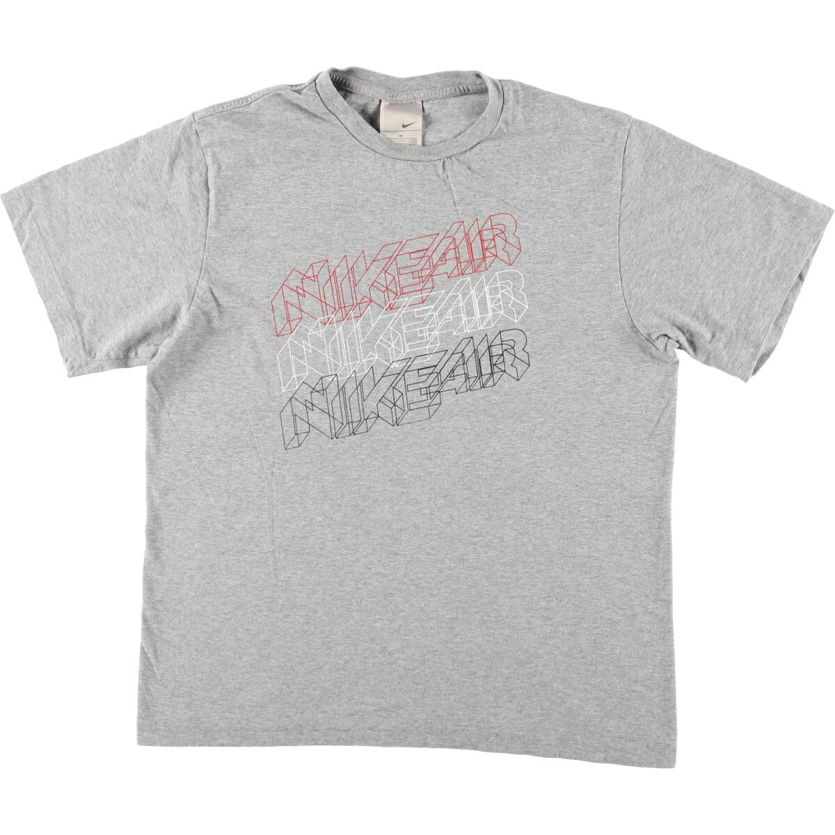 Rakuten - 古着 00'S ナイキ NIKE ロゴプリントTシャツ メンズM相当 /eaa626147 【中古】 【260315】 【GR-UN】 グレー系 春夏秋