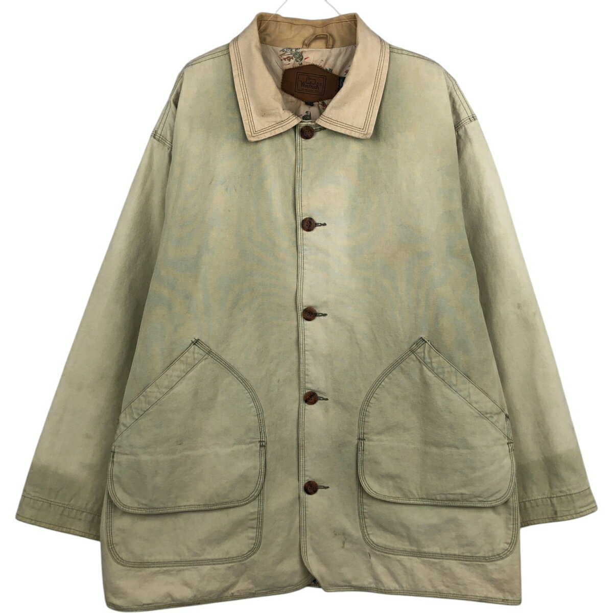 古着 90 039 S ウールリッチ WOOLRICH ハンティングジャケット メンズL相当 ヴィンテージ /eaa626231 【中古】 【260316】 ベージュ系 春秋冬