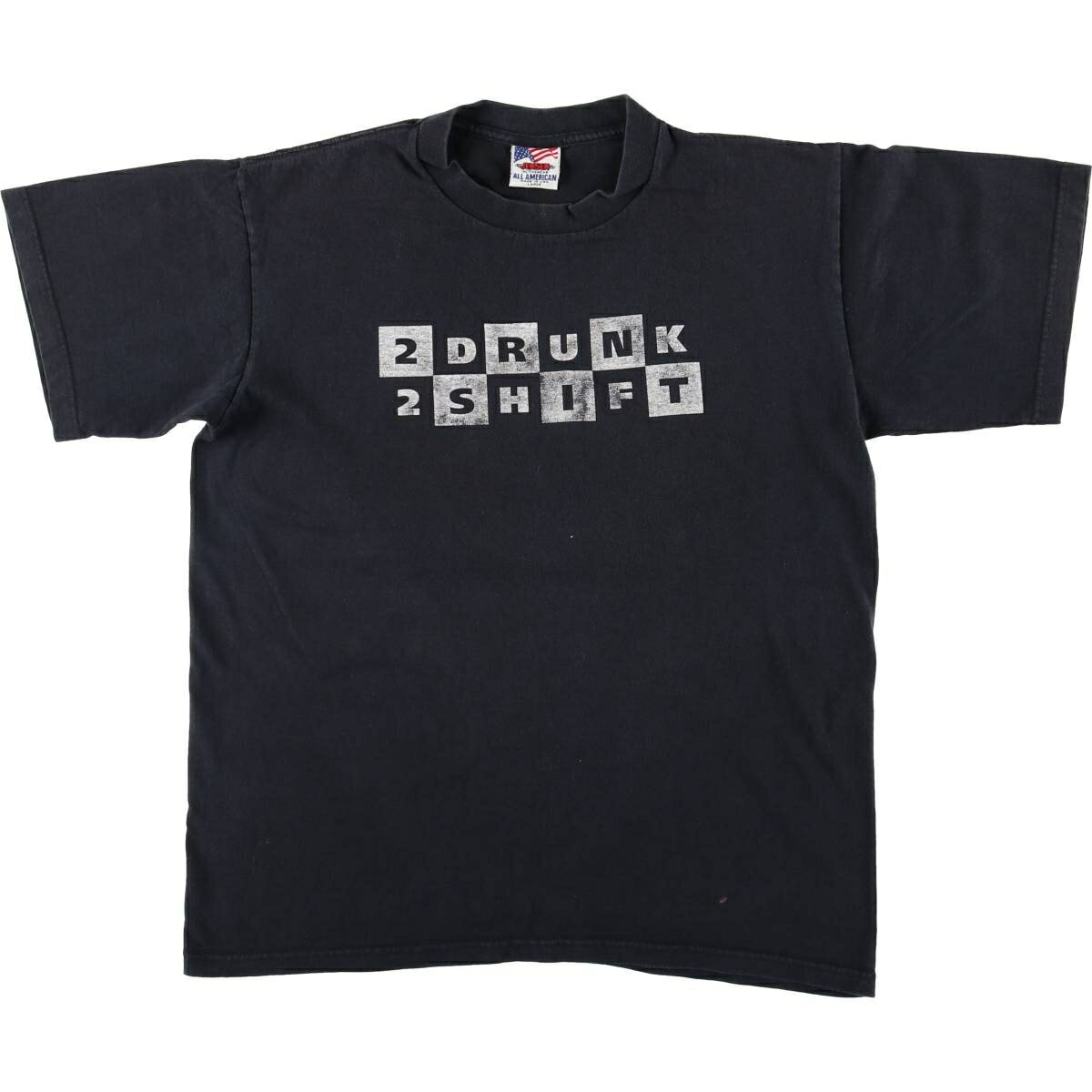 Rakuten - 古着 00'S JENSEN メッセージプリントTシャツ USA製 メンズL相当 /eaa626324 【中古】 【260318】 ブラック系 春夏秋