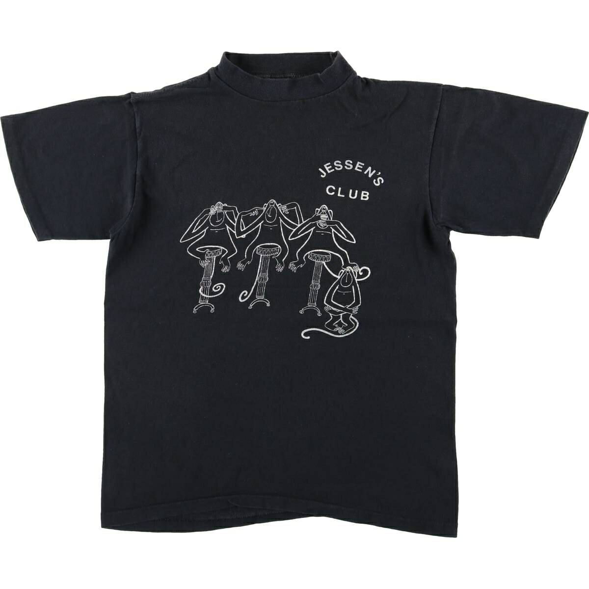 Rakuten - 古着 ~90'S プリントTシャツ メンズXL相当 ヴィンテージ /eaa626330 【中古】 【260320】 ブラック系 春夏秋