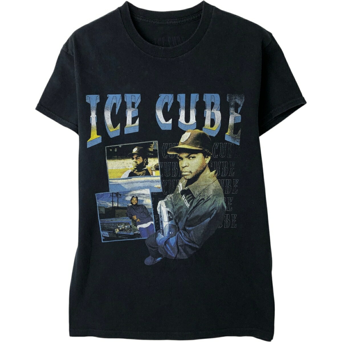 樂天商城 - 古着 ICE CUBE アイスキューブ ラップTシャツ ラップT レディースS相当 /eaa626426 【中古】 【260322】 【Elulu/エルル】 ブラック系 春夏秋