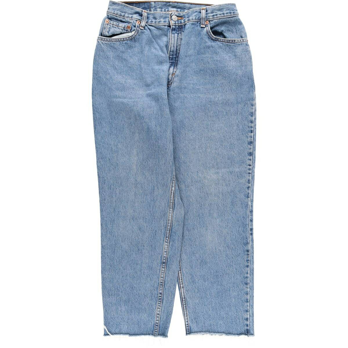 Rakuten - 古着 リーバイス Levi's 550 RELAXED FIT TAPERED LEG カットオフ テーパードデニムパンツ レディースL(w30)相当 /eaa626441 【中古】 【260322】 【ADEL/アデル】 ブルー系 春夏秋冬