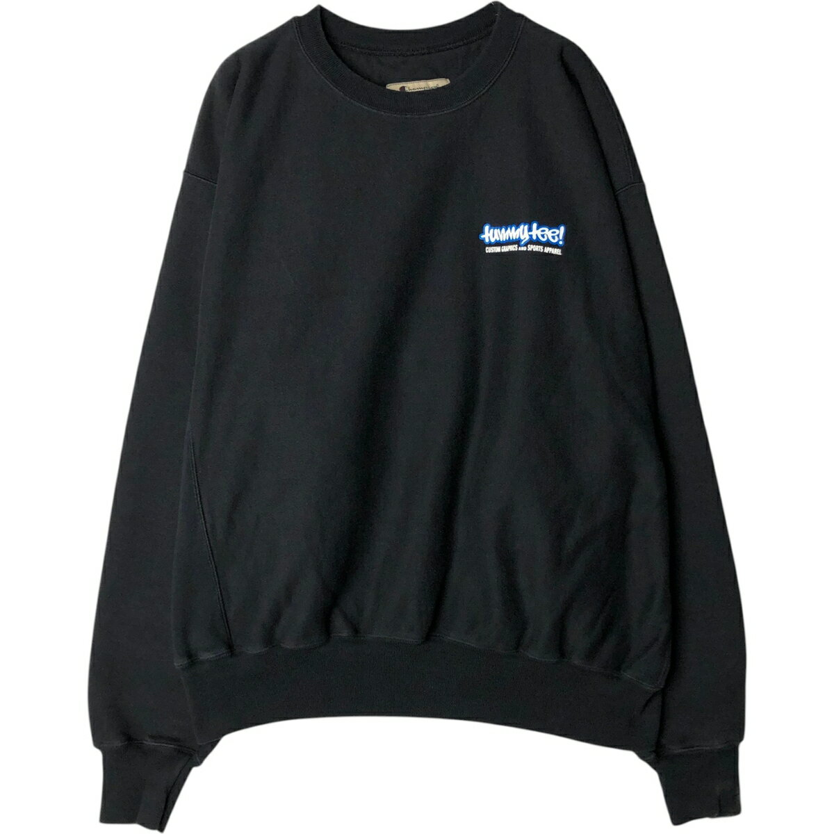 樂天商城 - 古着 00'S チャンピオン Champion PREMIUM REVERSE WEAVE プレミアムリバースウィーブ アドバタイジング スウェットシャツ トレーナー メンズXL相当 /eaa626478 【中古】 【260321】 ブラック系 春夏秋冬