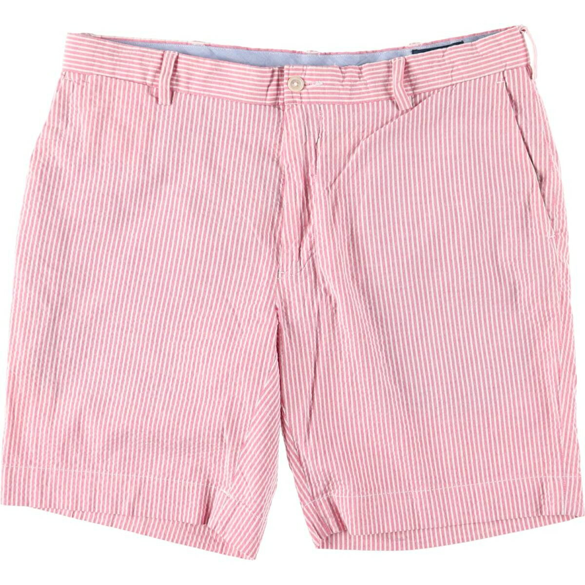 樂天商城 - 古着 ラルフローレン Ralph Lauren POLO RALPH LAUREN ストライプ柄 リネンショーツ ショートパンツ メンズw34相当 /eaa626525 【中古】 【260406】