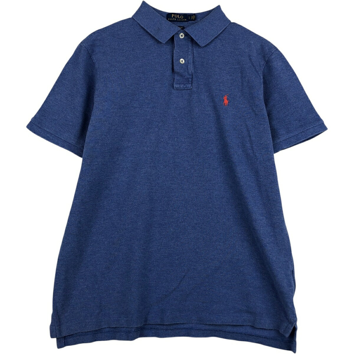 樂天商城 - 古着 ラルフローレン Ralph Lauren POLO RALPH LAUREN CUSTOM SLIM FIT 半袖 ポロシャツ メンズL相当 /eaa626565 【中古】 【260412】