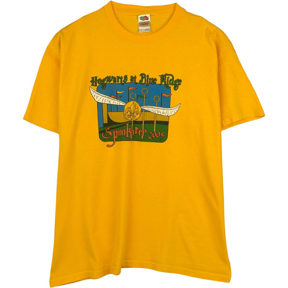 古着 00'S フルーツオブザルーム FRUIT OF THE LOOM HEAVY cotton Hogwarts at Blue Ridge プリントTシャツ メンズXL相当 /eaa626699  