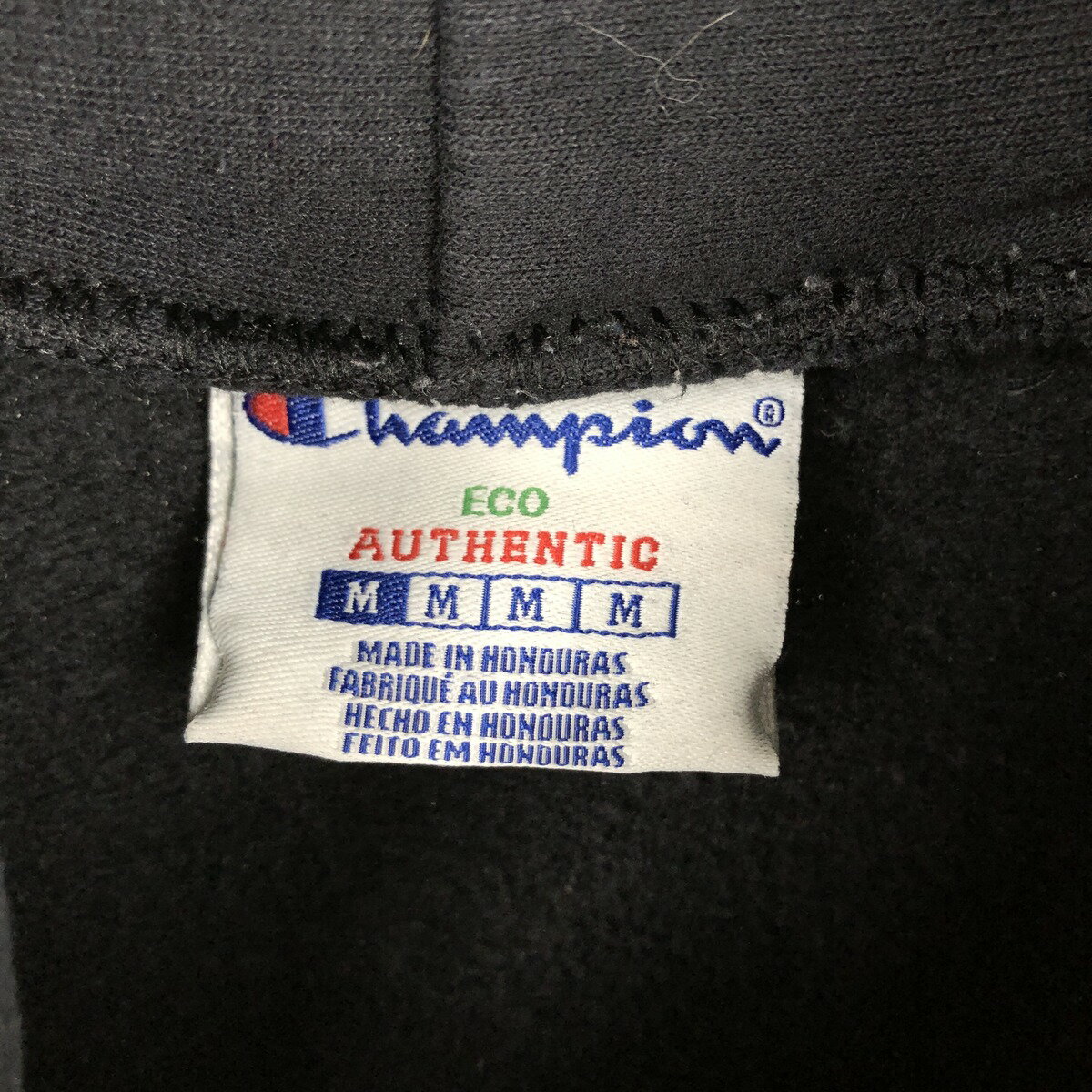 古着 00'S チャンピオン Champion ECO AUTHENTIC カレッジ スウェットプルオーバーパーカー メンズM相当 /eaa626939 【中古】 【260321】 ブラック系 春夏秋冬 3