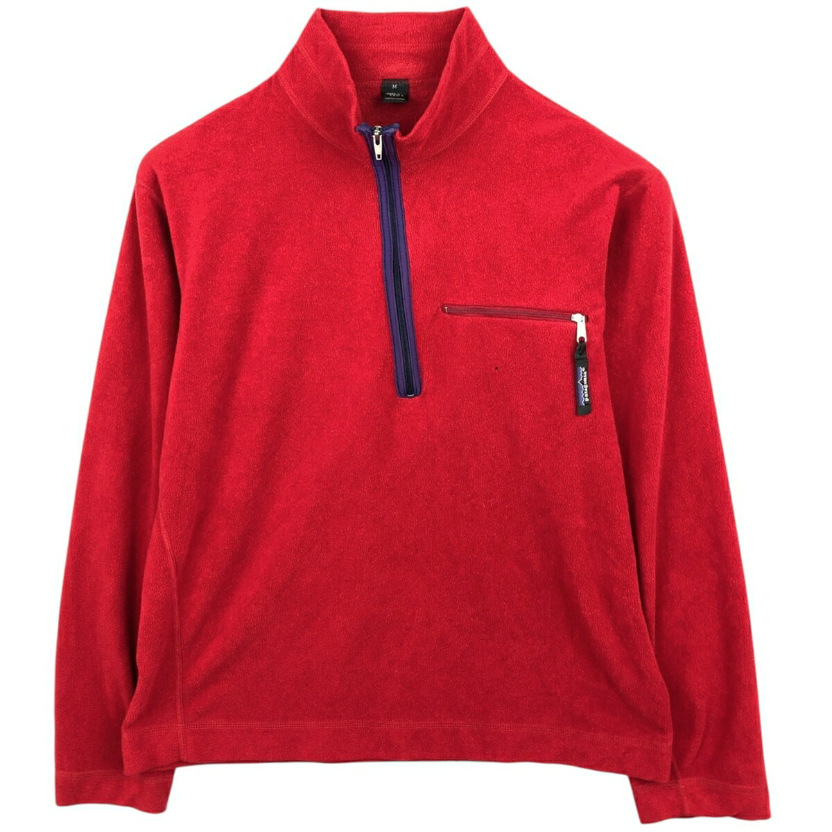 Other - 古着 パタゴニア Patagonia ハーフジップ フリースプルオーバー USA製 メンズM相当 /eaa627048 【中古】 【260323】 レッド系 春秋冬