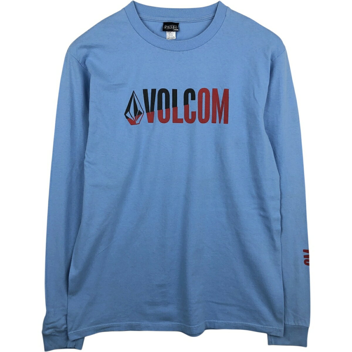 乐天商城 - 古着 ボルコム VOLCOM ロングTシャツ ロンT メンズL相当 /eaa627151 【中古】 【260327】 ブルー系 春夏秋