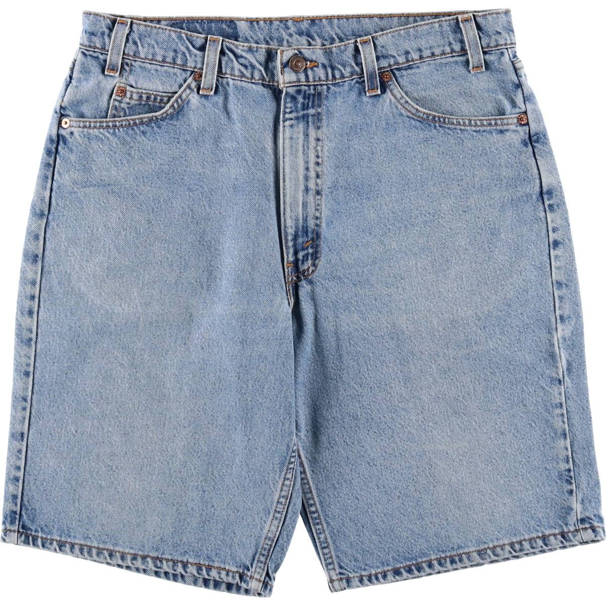 古着 90'S リーバイス Levi's 550 RELAXED FIT 36550-0214 デニムショーツ ハーフパンツ ジョーツ USA製 メンズw35相当 ヴィンテージ /eaa627200 【中古】 【260406】