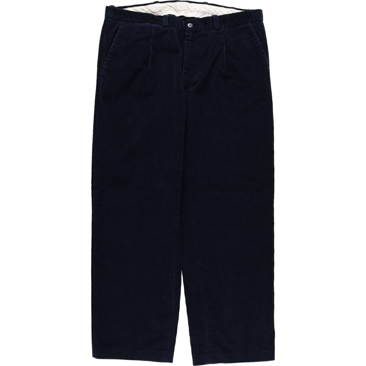 Rakuten - 古着 J.M.MARIN ワンタック コーデュロイパンツ スペイン製 メンズw37相当 /eaa627272 【中古】 【260328】 ネイビー系 春夏秋冬